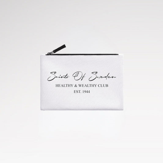 Saints Of Sweden White Healthy & Wealthy Pouch
