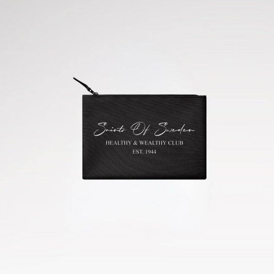 Saints Of Sweden Black Healthy & Wealthy Pouch