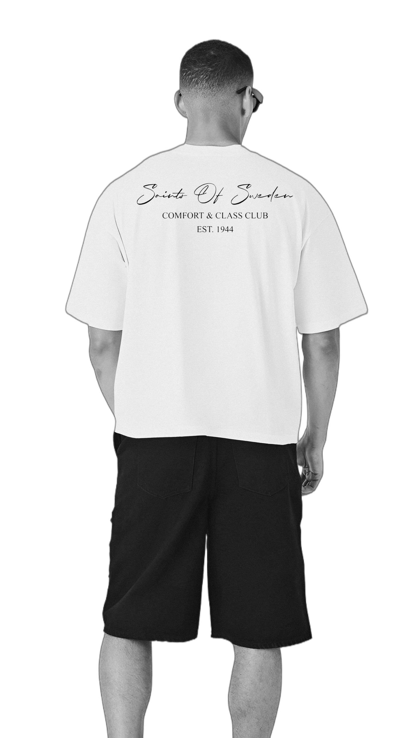 Saints Of Sweden White Comfort & Class Men T-shirt