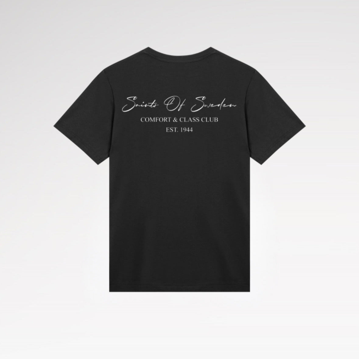 Saints Of Sweden Black Comfort & Class Club Men T-shirt