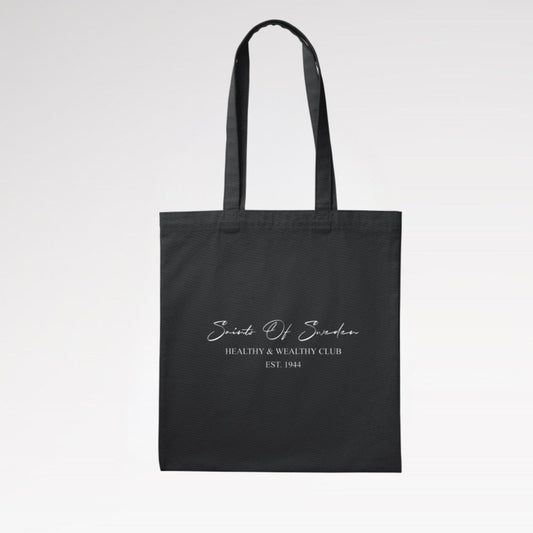 Classic Black Saints Of Sweden Small Tote Bag