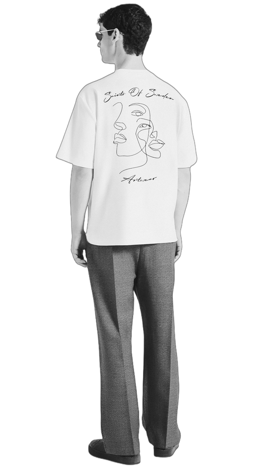 Saints Of Sweden White ArtWear Atelier Men T-shirt